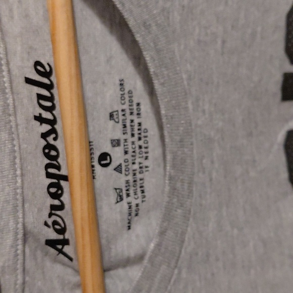 Aeropostale Gray AERO 1987 Men's T-Shirt - Picture 5 of 7